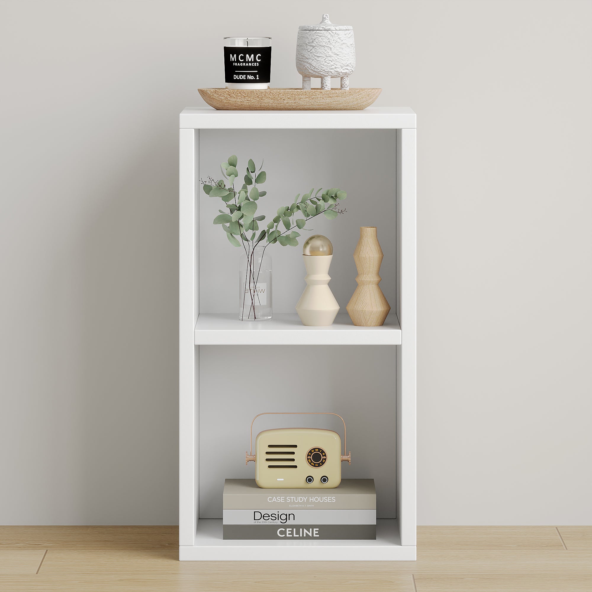 2 Cube Bookcase Display Bookshelf for Living Room Bedroom Home