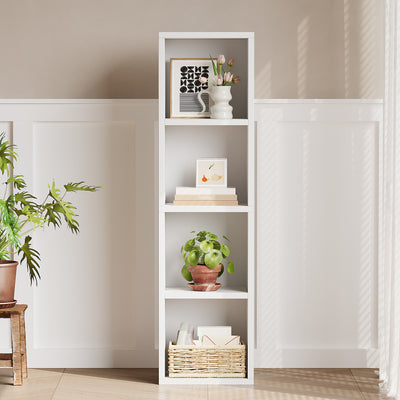 4 Cube Bookcase Display Bookshelf for Living Room Bedroom Home