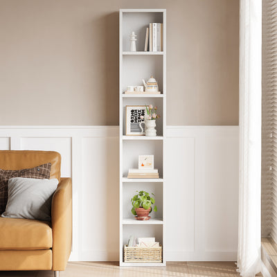 6-Cube Closet Storage Shelves with Wooden