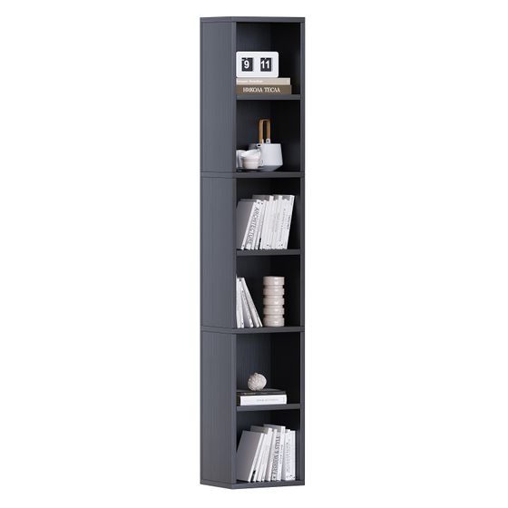 6-Cube Closet Storage Shelves with Wooden