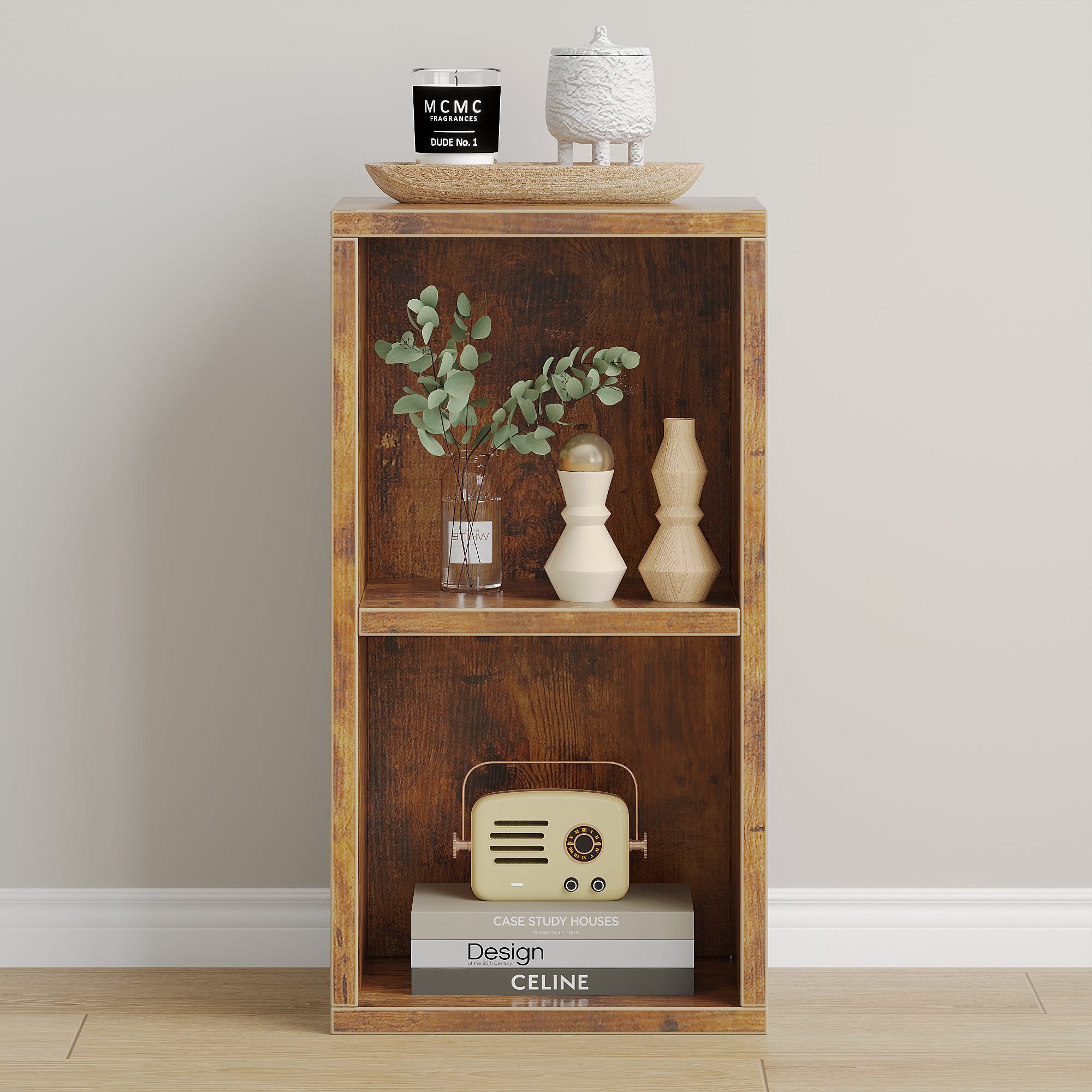 2 Cube Bookcase Display Bookshelf for Living Room Bedroom Home