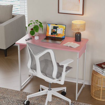Small Computer Desk, 37.5 Inch Home Office Desk, Gaming Writing Work Study Table for Home Bedroom, Corner Desk