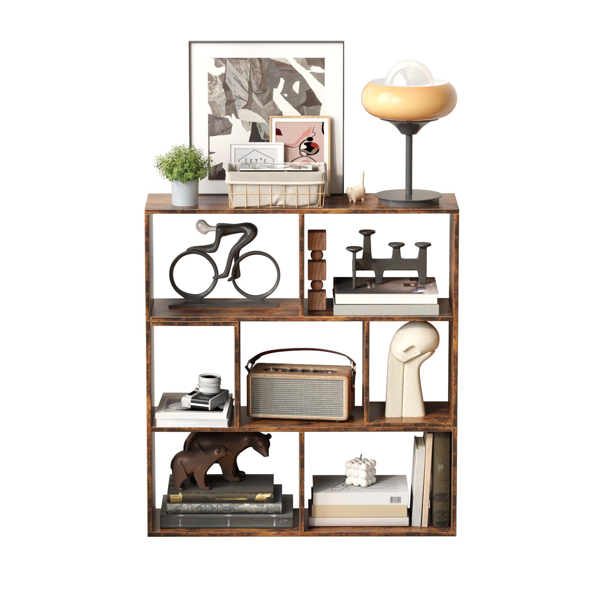 7_cube_storage_organizer_open_closet_standing_cabinet_brown