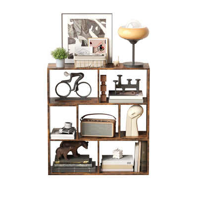 7_cube_storage_organizer_open_closet_standing_cabinet_brown
