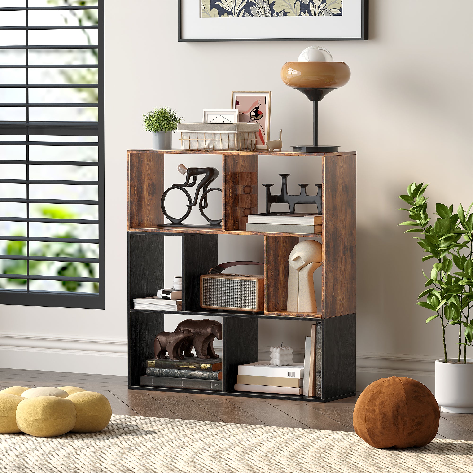 7_cube_storage_organizer_open_closet_standing_cabinet_living_room