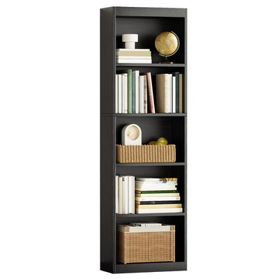 5 Tier Bookshelf, 20 Inches Wide Wooden Storage Shelves, Floor Standing Open Bookcase for HomeOffice, Bedroom, Living Room