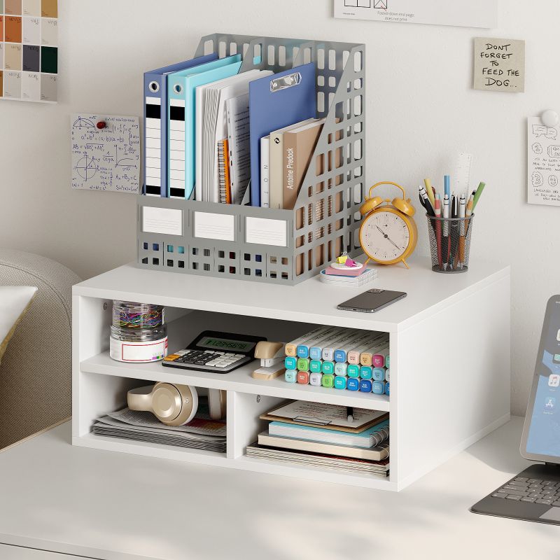 2_tier_wooden_printer_stand_desk_organizer_storage_shelf_0