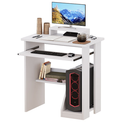 Home Office Computer Desk Writing Study Desk Book Writing Corner Table