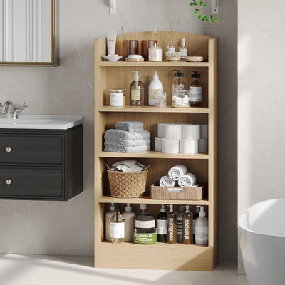 5-Tier Open Bookcase with Storage Shelves