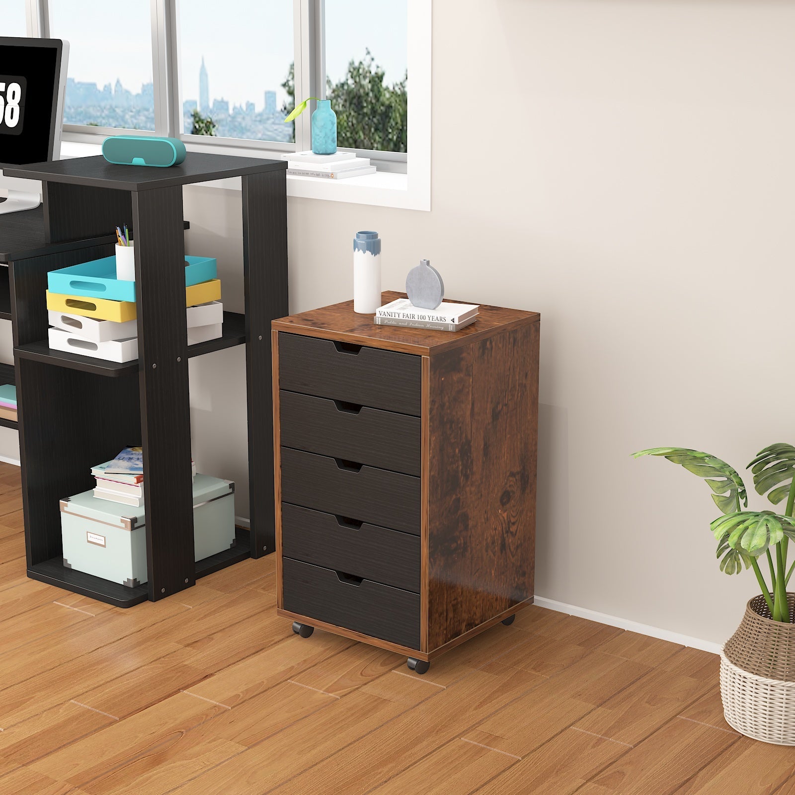 5_tier_movable_file_cabinet_wood_storage_organizer_8