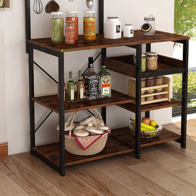 Baker's Rack Microwave Stand for Dining Room Kitchen