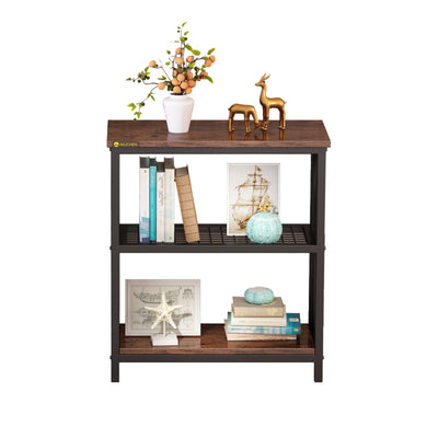 Display Rack 3-Tier Single French Oak Grey/ Black
